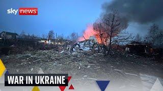 Ukraine launches  major drone attack on Russia