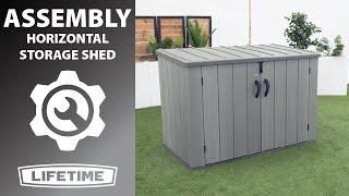 Lifetime Horizontal Storage Shed | Lifetime Assembly Video