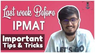Last week Strategy video by IIM Indore student || Important tips & tricks