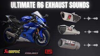 YAMAHA R6 Ultimate Exhaust Sounds: SC Project, Akrapovic, Toce, Yoshimura, M4, Two Brothers