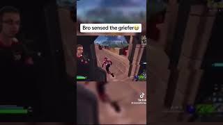 Bro sensed a Griefer  #funny #nickeh30 #shorts