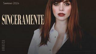 Annalisa  SINCERAMENTE | SANREMO 2024 (Lyrics/Testo)