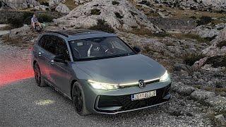 NEW Volkswagen Passat - impressive IQ.LIGHT review (Night drive & Matrix LED demonstration)