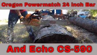 Echo CS 590 With Oregon Powermatch 24 inch Bar #75