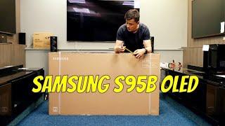 Samsung OLED S95B 2022 Unboxing, Setup, Test and Review with 4K HDR Demo Videos