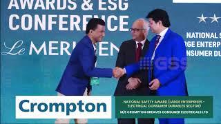 National Safety Award - M/s Crompton Greaves Consumer Electricals Ltd