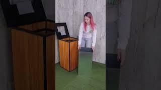 Деревянная урна "Афелия" 50 л. - производства Артель Мастеров !