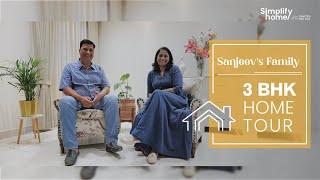 Mr & Mrs Sanjeev's Exclusive 3BHK Interiors by Simplify Home, Sumadhura Horizon, Kondapur, Hyderabad