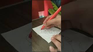 Drawing with DOMS sketch pens |#shorts #art #craft