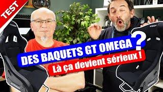 Test des sièges baquets CHASE et INERTIA de GT Omega