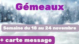 Gémeaux semaine du 18 au 24 novembre