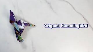 Easy Origami Hummingbird - How-To | Step by Step Tutorial | DIY Craft - Orikim