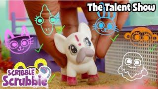 THE HAUNTED TALENT SHOW | Crayola Scribble Scrubbies | Cartoons for Kids