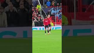 Højlund's first goal vs Galatasaray #mufc #højlund