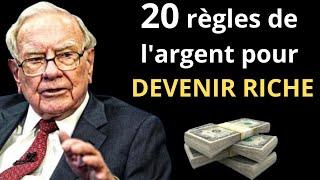 20 règles de l'argent à connaitre absolument pour DEVENIR RICHE