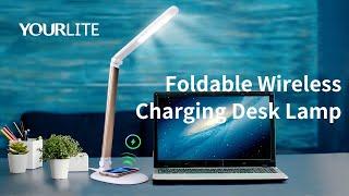 YOURLITE Foldable Wireless Charging Desk Lamp | Multiple Functions