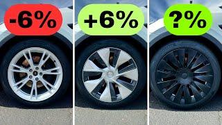 These Are the Most Efficient Model Y/3 Wheel Covers (Full Test)