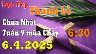Thánh Lễ Trực Tuyến Hôm Nay | Chúa Nhật Tuần V Mùa Chay 6 / 4 / 2025 Trực Tiếp Thánh Lễ