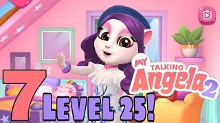 MY TALKING ANGELA 2 - Gameplay Walkthrough Part 7 Android APK / iOS - New Dance / Level 25