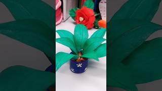 Handmade beautiful planter   :) Diy leave plant #planter #diy #handmade #ytshorts #shorts