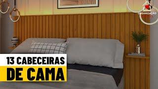 13 Modelos de CABECEIRAS DE CAMA DE CASAL PARA FAZER gastar pouco