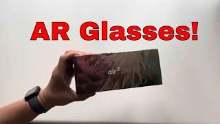 Augmented Reality AR Glasses! XREAL Air 2 Pro Unboxing