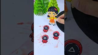 ️Squid games Paper crafts! #papercraft #cutepapercraft #craft #crafts #squidgame #diy #squidgame2 ￼