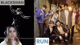 BTS MUSIC VIDEO REACTION l BLACKSWAN l SWAN l