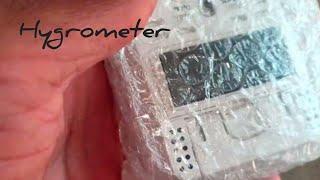 New #unboxing, working of Hygrometer by ThermoPro