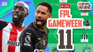 FPL Gameweek 11 Pod | The FPL Wire | Fantasy Premier League Tips 2024/25