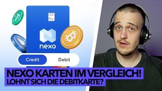 NEXO Kreditkarte vs Debitkarte - was lohnt sich mehr? | Bis zu 2% Cashback!