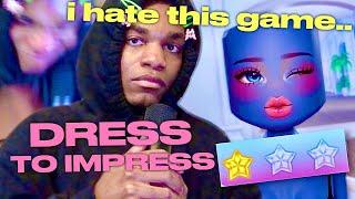 playing dress like an idiot- i mean dress to impress!!