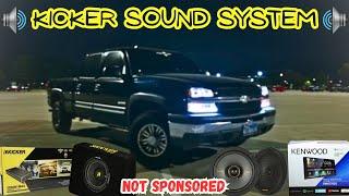 This Kicker Sound System is worth the money : Kicker Amp, Sub, and Speaker Installation