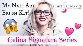 CELINA SIGNATURE SERIES | NAIL ART BRUSH KIT | COLLAB WITH LIGHT ELEGANCE