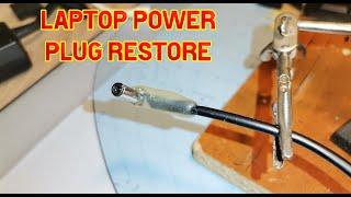 How to fix a laptop power plug