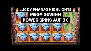 LUCKY PHARAO POWER SPINS 8€ MEGA DIAMANT JACKPOT  Merkur Magie Casino Spielhalle Spielothek zocken