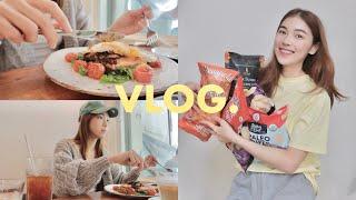 VLOG  网红薯片开箱试吃, vegan cafe, japanese bbq buffet , premium snacks MUKBANG｜Kuala Lumpur 