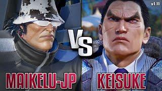 Tekken 8 Maikelu JP (Jack-8) vs Keisuke (Kazuya) Ranked Matches Replays