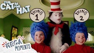 Meet Thing 1 & Thing 2‍️‍️ | Dr. Seuss' the Cat in the Hat | Movie Moments | Mega Moments