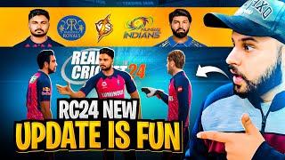 REAL CRICKET 24 NEW UPDATE IS FUN (RC24) IPL UPDATE