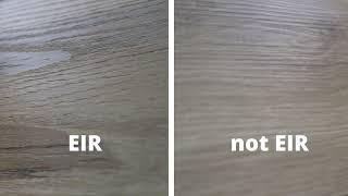 What is EIR (embossed in register) in vinyl flooring? Look in depth between EIR and not EIR