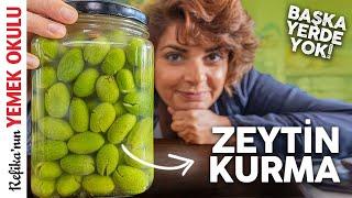 Tüm Püf Noktalarıyla Yeşil Zeytin Nasıl Kurulur 🫒 Kırma, Çizme, Tatlandırma, Salamura ve TAM TARİF