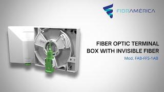 Fiber optic terminal  box with invisible fiber | Fibramerica.com