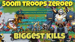 Lords Mobile - HOW TO GET 500M KILLS IN A FEW MINUTES. BIGGEST TROOPS ZEROED IN THE GAME