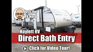 (Sold) 2014 Grey Wolf 26DBH Direct Bath Entry Used Super Slide Bunkhouse Travel Trailer