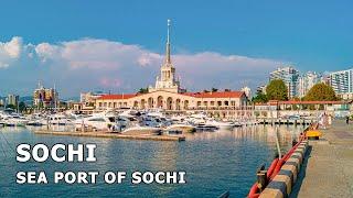 ⁴ᴷ⁶⁰ Walking Sochi: Sea Port Sochi