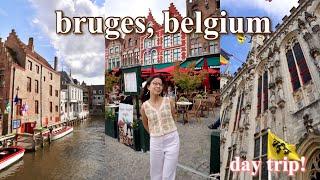 BRUGES, BELGIUM TRAVEL VLOG | the most BEAUTIFUL place in belgium