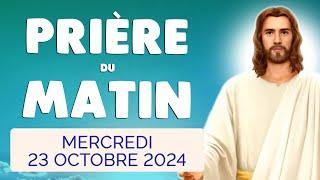  PRIERE du MATIN Mercredi 23 Octobre 2024 avec Évangile du Jour et Psaume