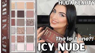 Huda Beauty Icy Nude Disaster Review and Look #hudabeauty #icynude #makeup