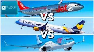 Best holiday airline? Jet2 vs Thomas Cook vs TUI